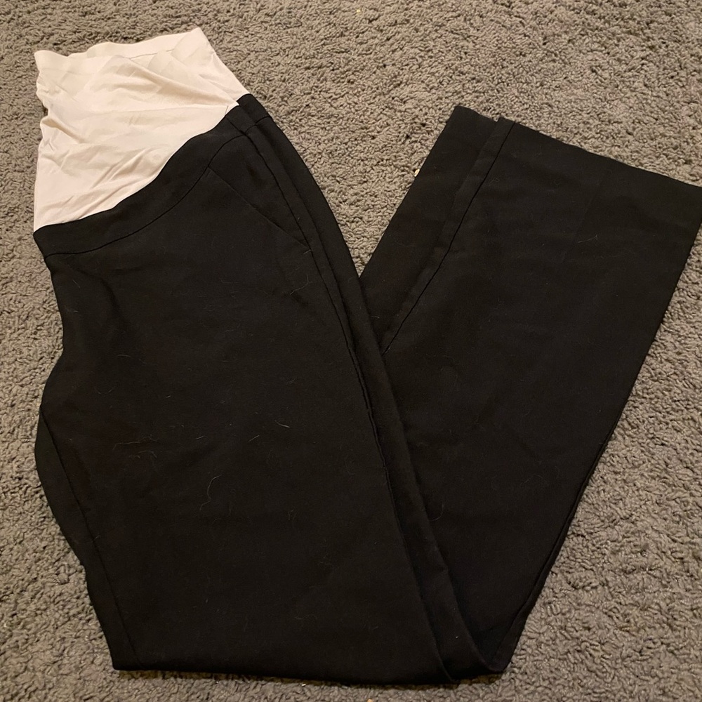 Medium maternity stork and Bebe Black Pants